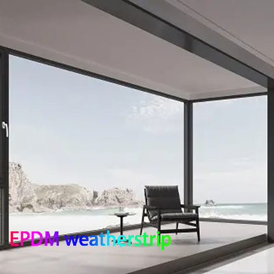 Extruded Silicone EPDM Rubber Profile U shape for Doors And Windows